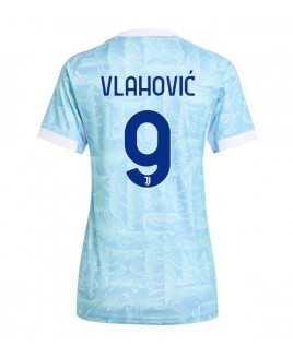 Günstige Juventus Dusan Vlahovic #9 Auswärtstrikot Damen 2025-26 Kurzarm